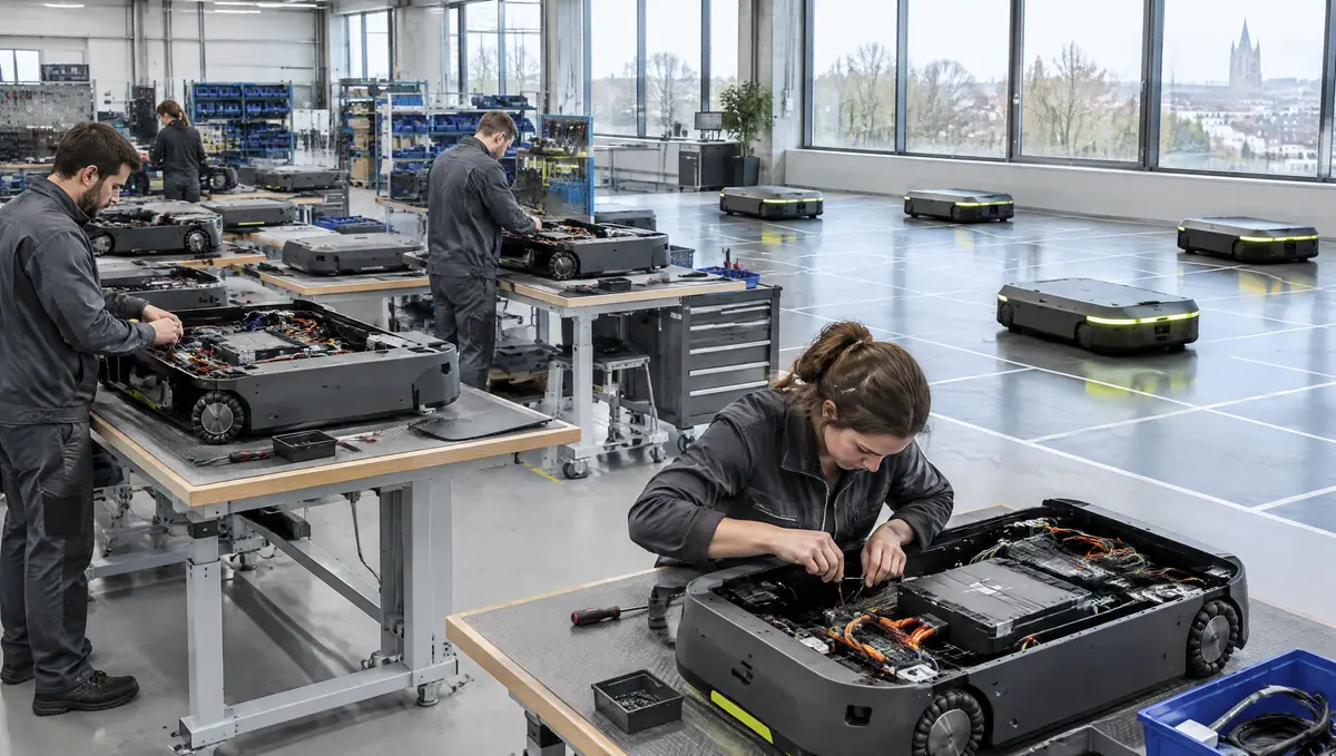 Assemblage van robots in Gent